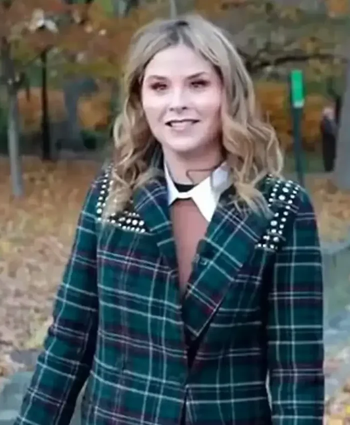 Jenna Bush Hager The Today Show Plaid Coat For Sale
