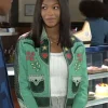 Jessica Beyond the Gates Green Embroidered Jacket
