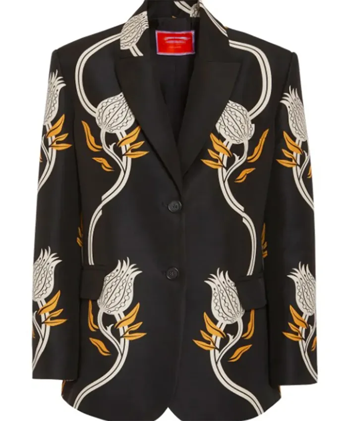 Jessica Williams Shrinking S03 Floral Blazer For Sale