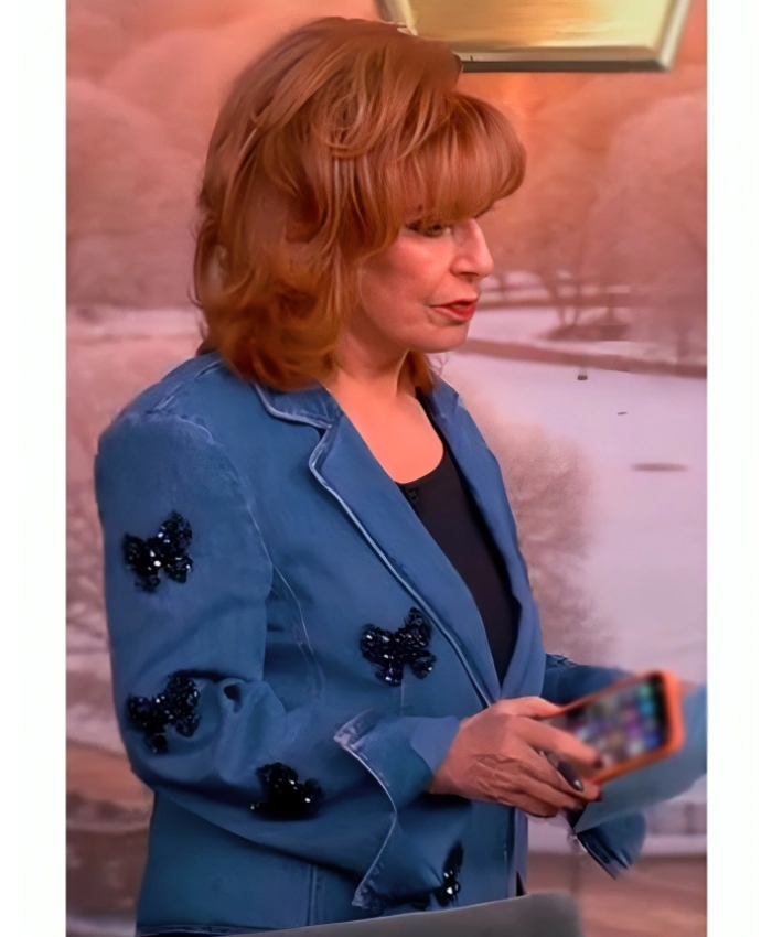 Joy Behar The View Bow Embellished Blazer