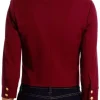 Joy Behar The View Red Cropped Jacket Back