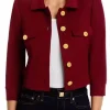 Joy Behar The View Red Cropped Jacket For Sale