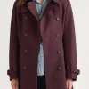 Joyce Sunny Nights S01 Burgundy Coat For Sale