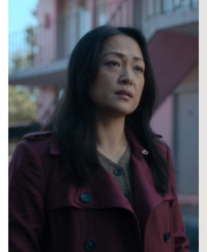 Joyce Sunny Nights S01 Burgundy Coat