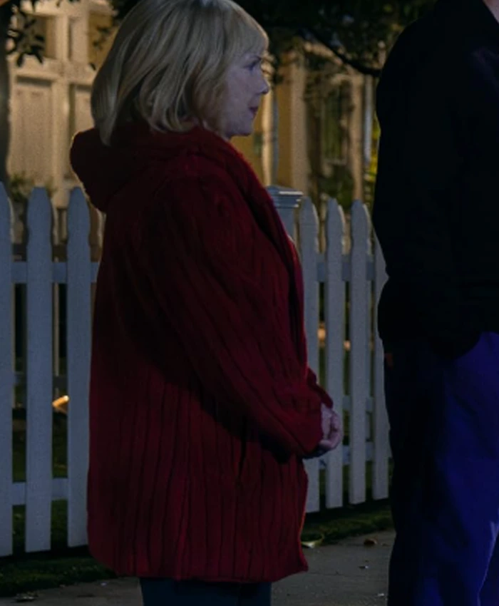 Julia Duffy The 'Burbs S01 Maroon Hooded Coat For Sale