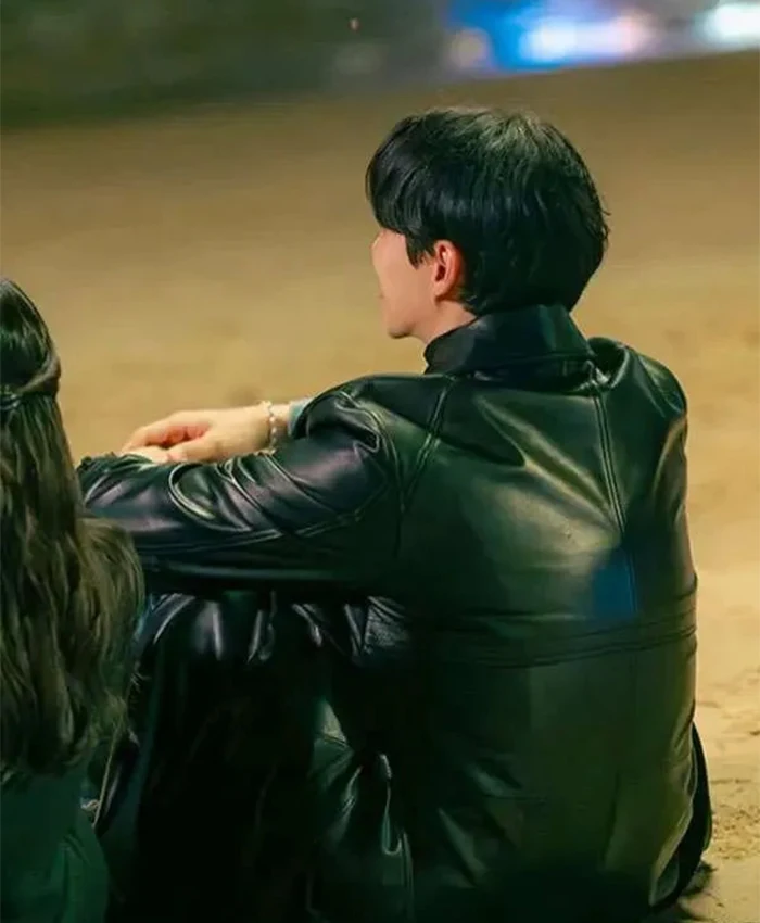 Kang Tae-Pung Typhoon Family S01 Leather Coat For Sale