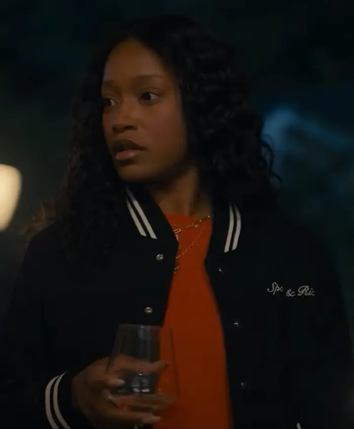 Keke Palmer The 'Burbs S01 Black Varsity Jacket For Sale