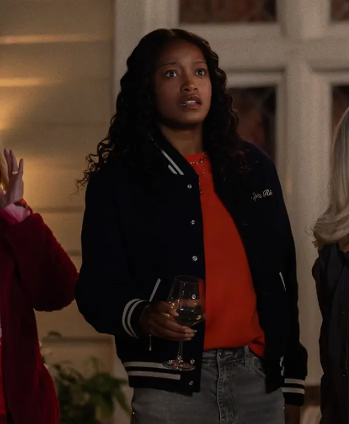 Keke Palmer The 'Burbs S01 Black Varsity Jacket