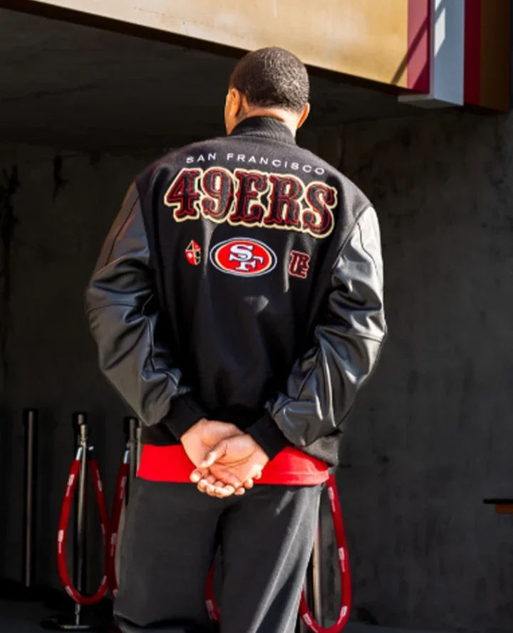 Kendrick Bourne 49ers bomber Varsity Jacket
