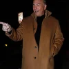 Kevin Costner Brown Wool Coat For Sale