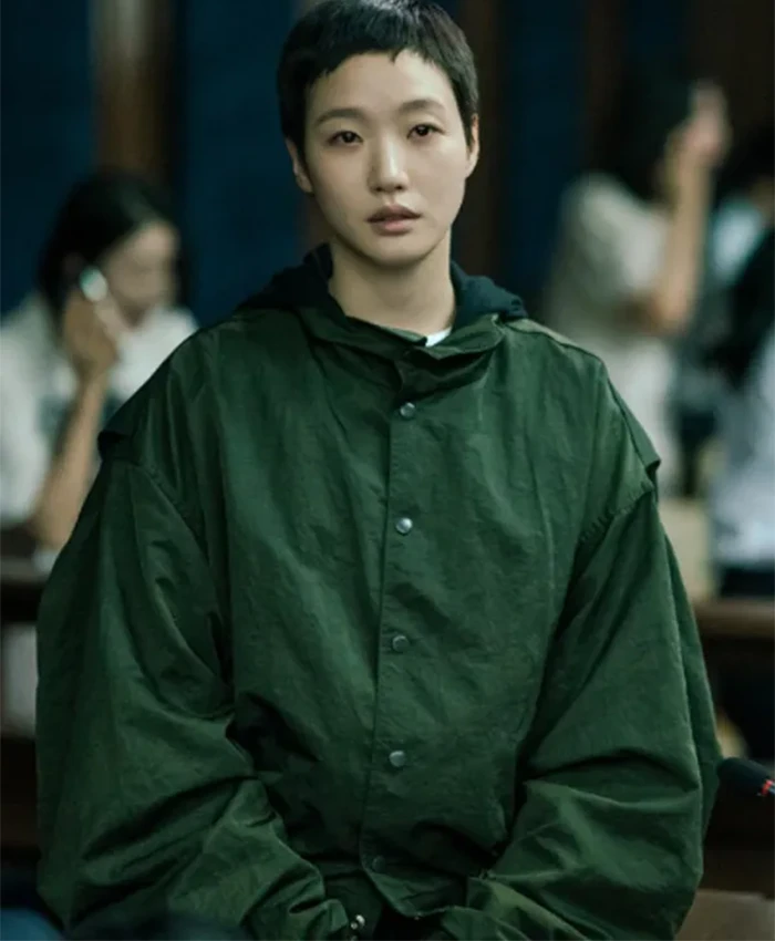 Kim Go-eun The Price of Confession Green Jacket