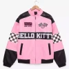 Kina Tavarozi Sanrio Pink Racing Leather Jacket