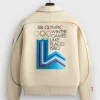 Kith x AVIREX for Olympics Heritage Leather Bomber Jacket For Men