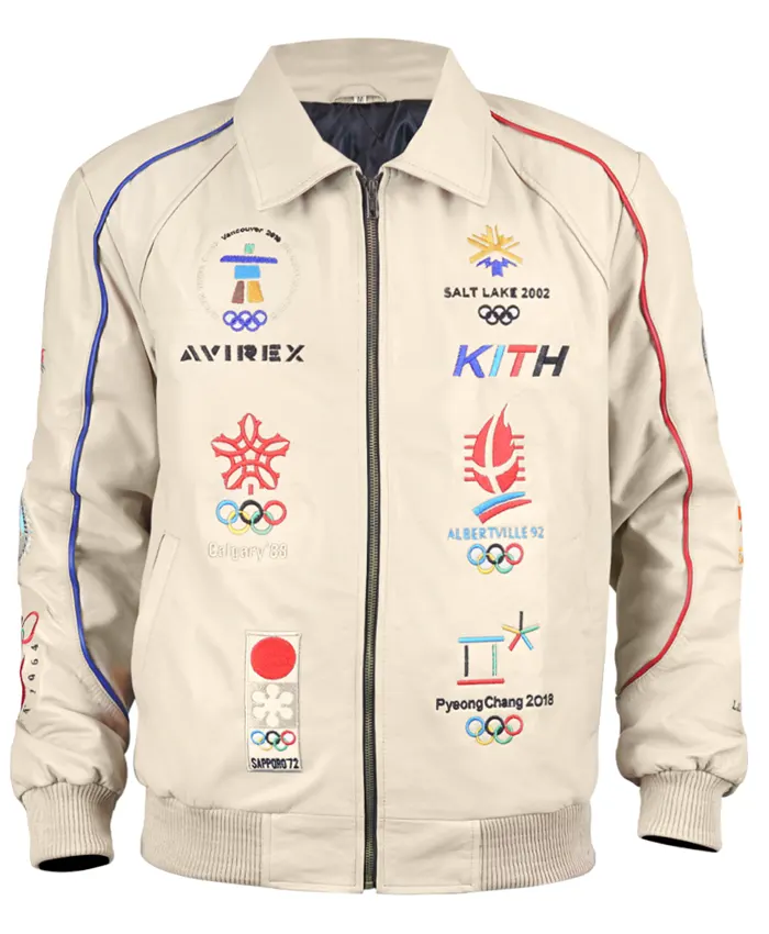 Kith X Avirex Olympics Heritage Bomber Jacket