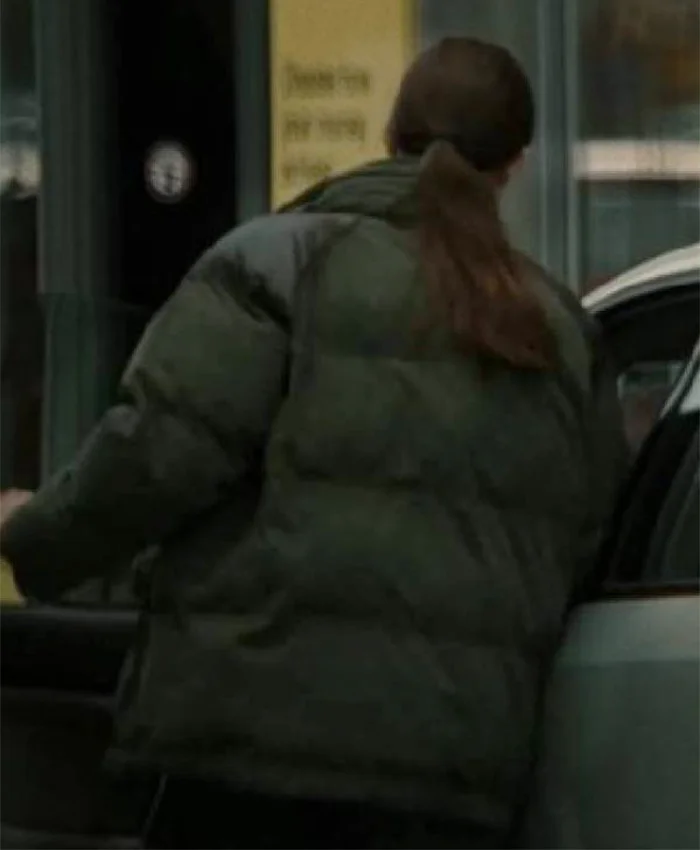 Krista Kosonen Land of Sin S01 Green Puffer Jacket Back