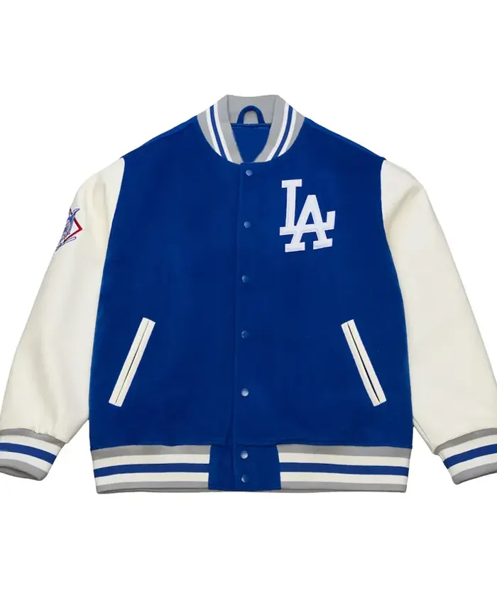 LA Dodgers Off Day Varsity Jacket - Sale open now
