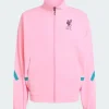 LFC Adidas 25 26 Z.N.E Anthem Pink Jacket Front