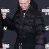 Lazza Gomorra Le Origini Photocall Black Puffer Jacket For Sale