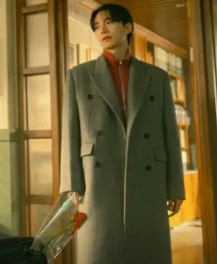 Lee Jun-ho Typhoon Family S01 Grey Coat For Sale