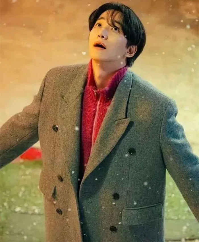 Lee Jun-ho Typhoon Family S01 Grey Coat