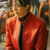 Lee Jun-ho Typhoon Family S01 Red Jacket For Sale