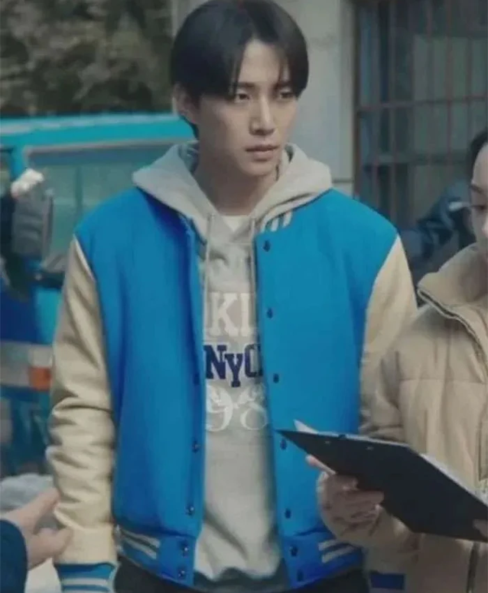 Lee Jun-ho Typhoon Family S01 Varsity Jacket