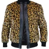 Lisa Rinna TV Series The Traitors Shearling Leopard Print Jacket
