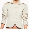 Lisa Rinna The Traitors S04 Beige Jacket Front