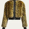 Lisa The Traitors S04 Leopard Print Jacket For Sale