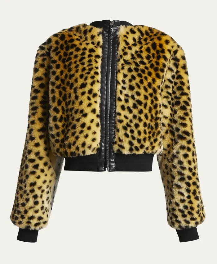 Lisa The Traitors S04 Leopard Print Jacket For Sale