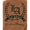 Los Angeles Chamarra Universitaria Brown Sherpa Jacket Back