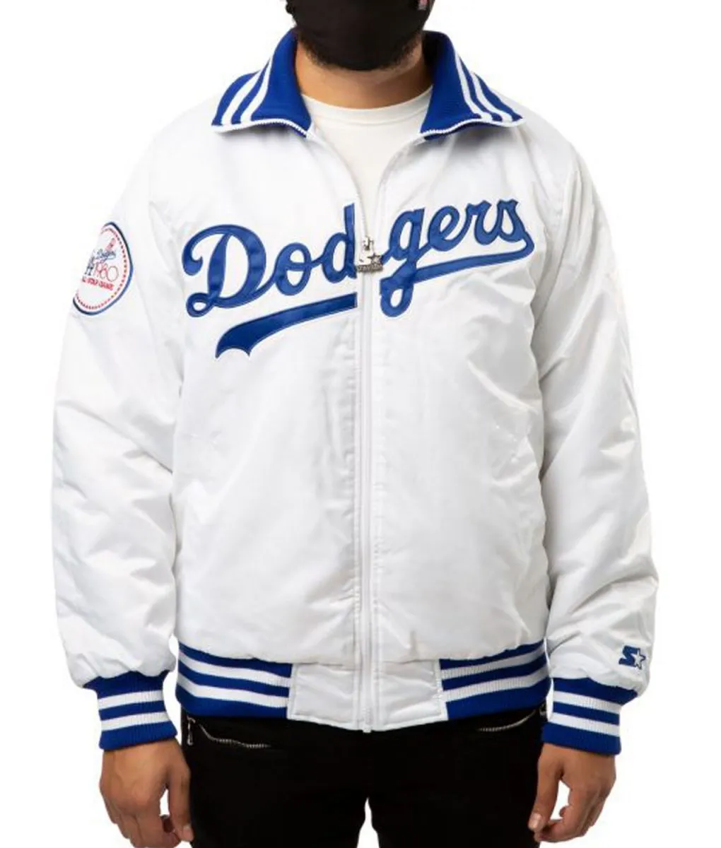 Los Angeles Dodgers 1980 Satin Bomber Jacket