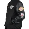 Los Angeles Kings Black Out Team Logo Varsity Jacket - get now