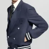 Louis Vuitton Blue Double-Breasted Blazer
