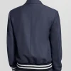 Louis Vuitton Blue Double-Breasted Blazer For Sale