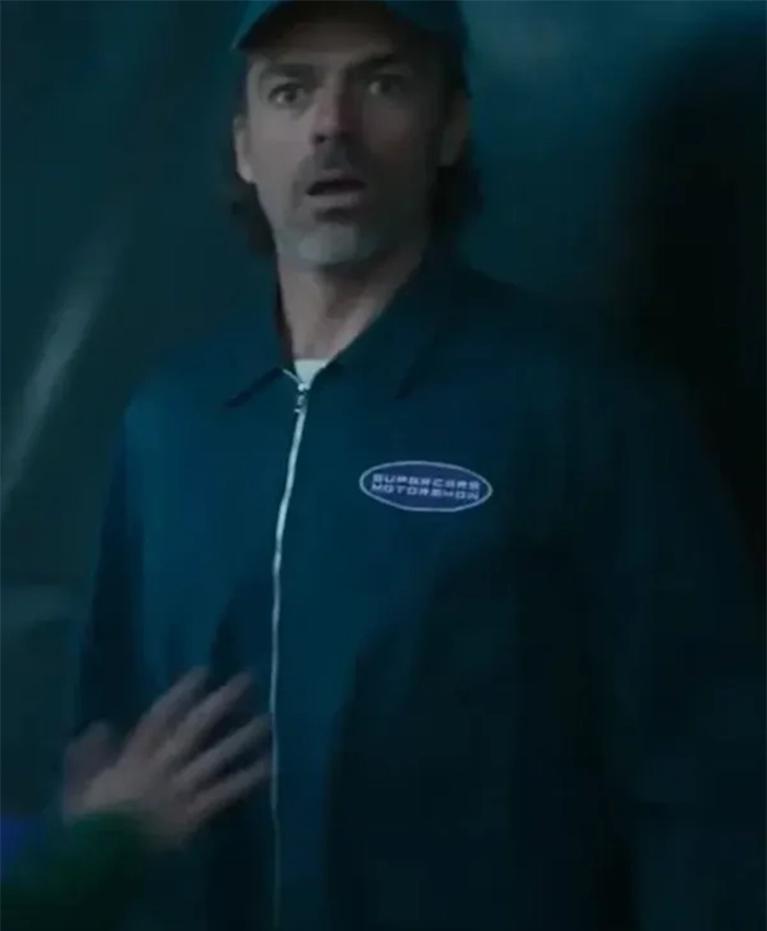 Luca Argentero Motorvalley Blue Jacket