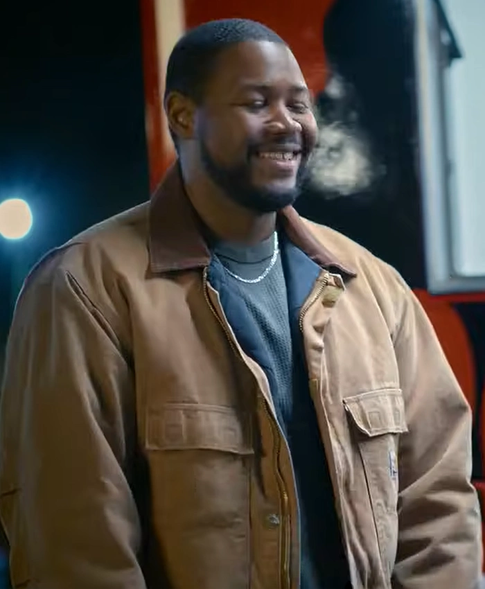 Luke Tennie Shrinking S03 Brown Jacket