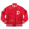 Maggie Quinn Going Dutch Red Varsity Jacket For Sale