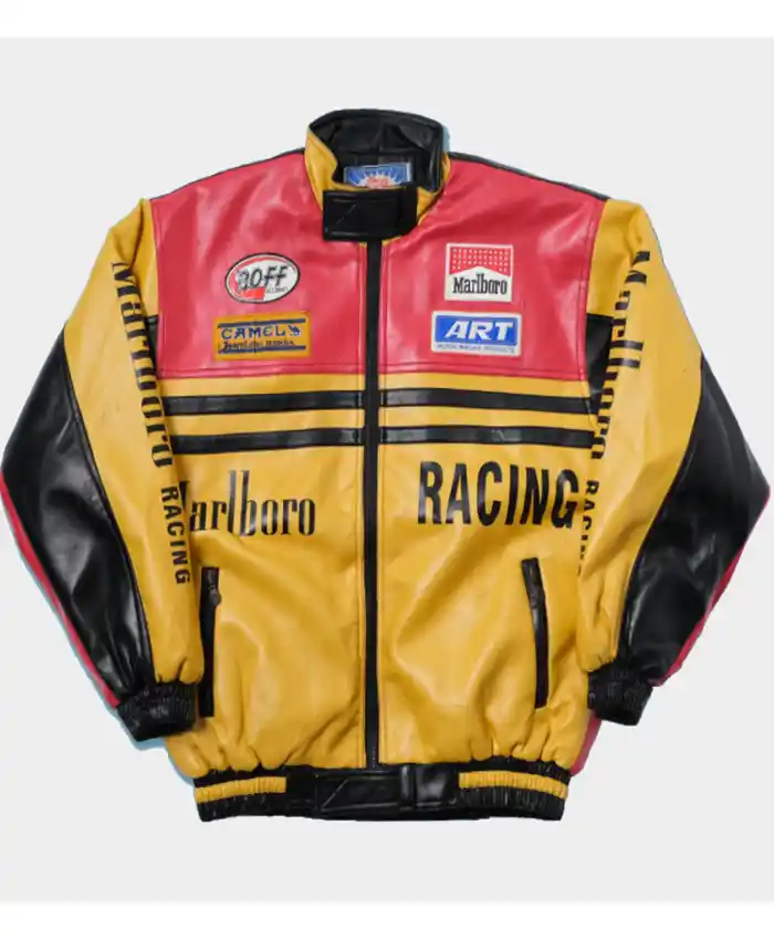 Marlboro Vintage Racing Leather Jacket
