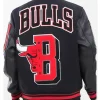 Mashup Chicago Bulls Black Varsity Jacket For Sale