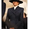 Melania Trump 2026 Black Long Coat For Sale
