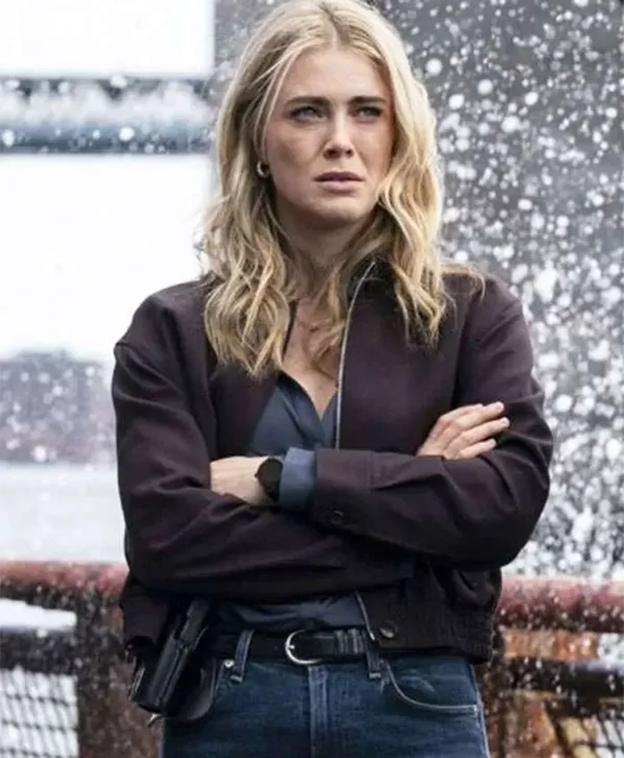 Melissa Roxburgh The Hunting Party S02 Brown Jacket