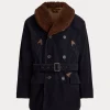 Men's Shearling Collar Corduroy Ranch Coat