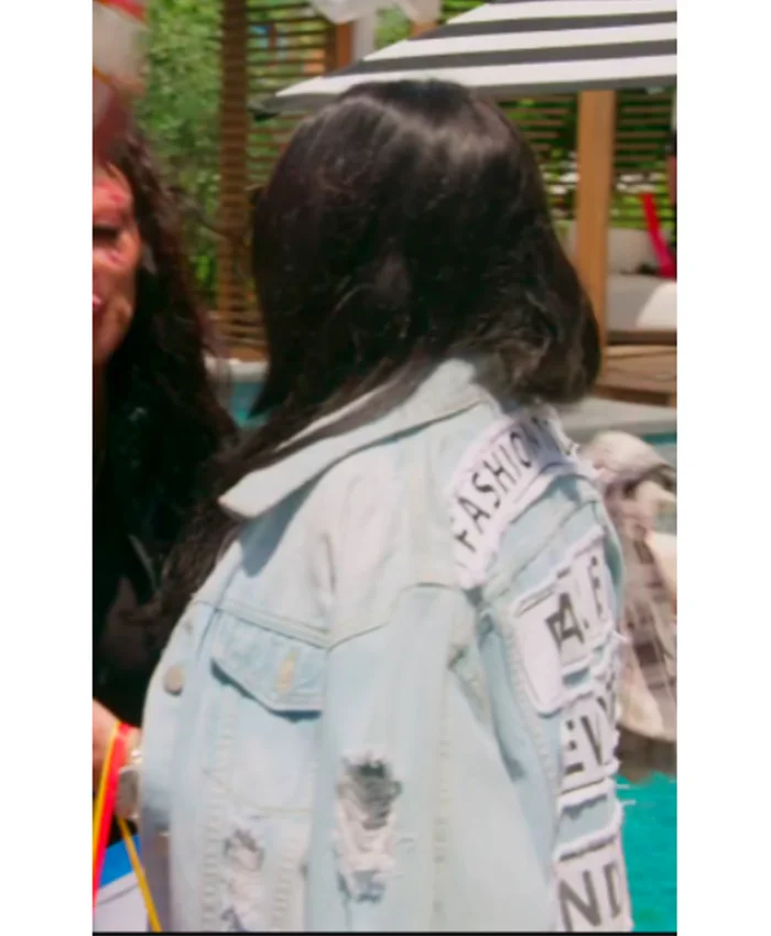 Mercedeh Javid The Valley Persian Style S01 Patchwork Denim Jacket