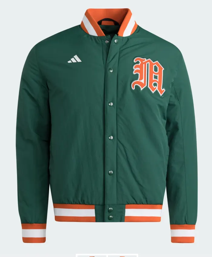Miami Hurricanes Coaches Dugout Jacket