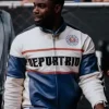 Micah Richards 2025 Baller League Deportrio 2025 Logo Leather Mototrcycle Jacket