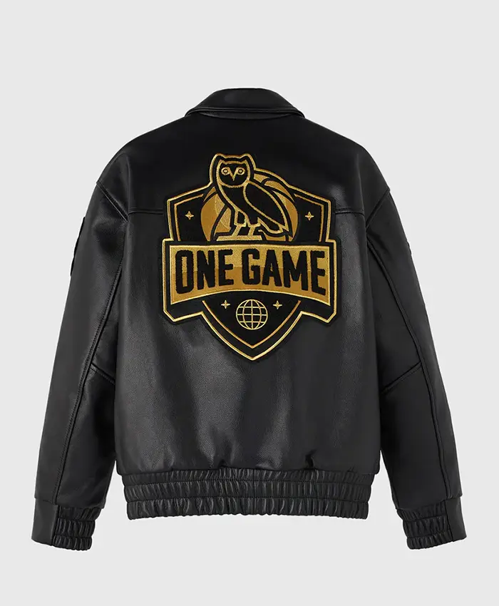 NBA One Game International Black Varsity Jacket For Sale
