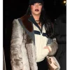 NYC Saturday Night Live S51 Rihanna Shearling Coat