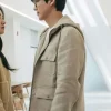 Namkoong Min Our Movie S01 Beige Hooded Jacket