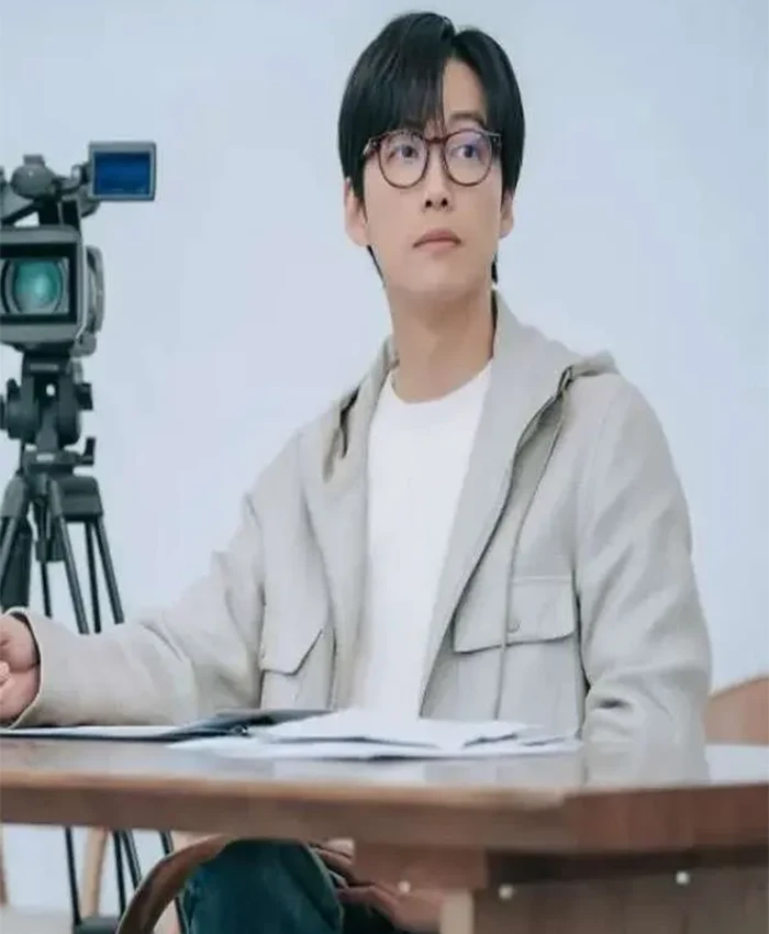 Namkoong Min Our Movie S01 Beige Hooded Jacket For Sale